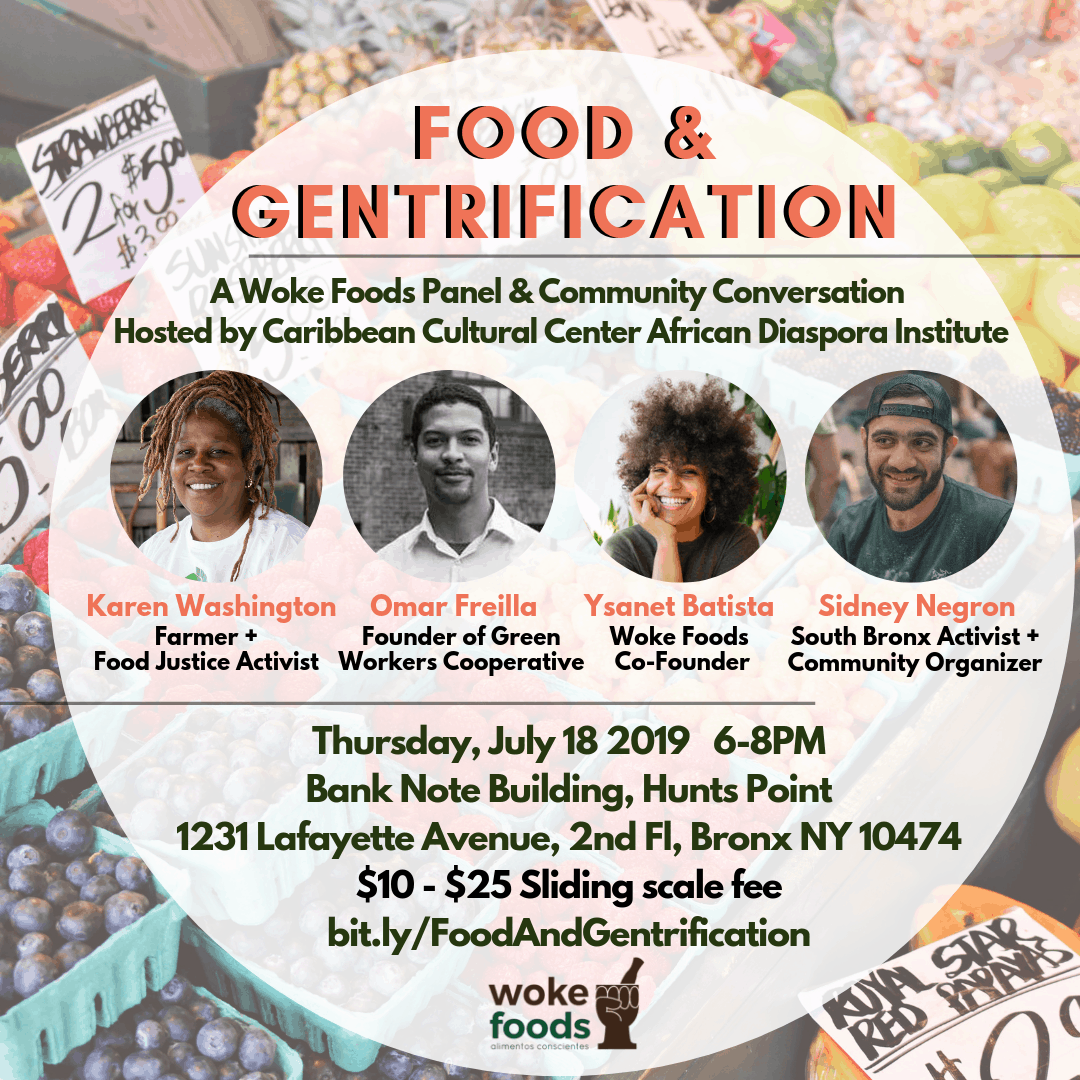 food & gentrification poster 5.2019(2) - Woke Foods